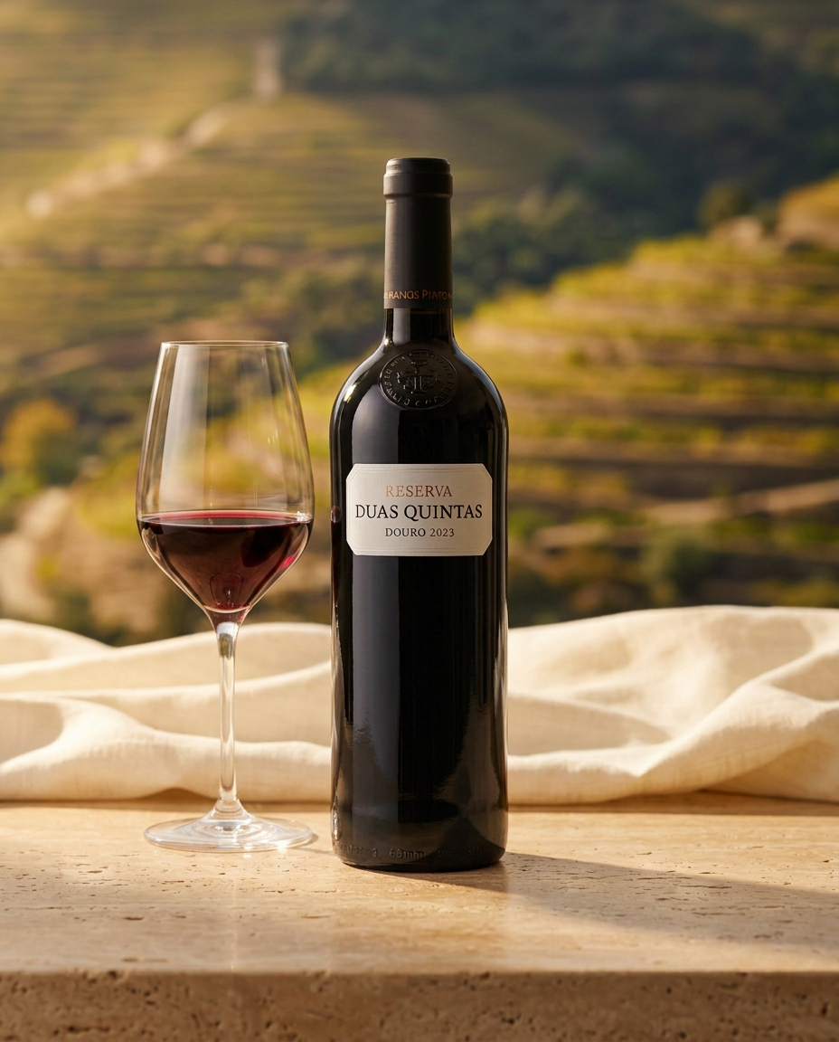 Duas Quintas Reserva Tinto 2023 — Douro DOC red wine bottle